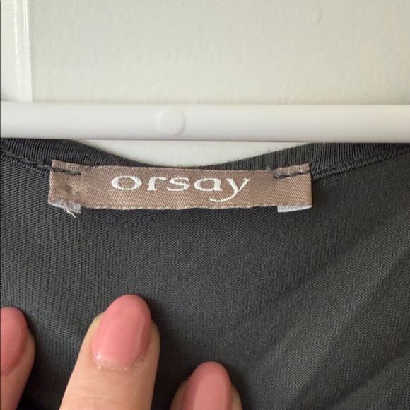 Black Floral Scoop Neck Camisole with Pink Blooms - Picture 2 of 7